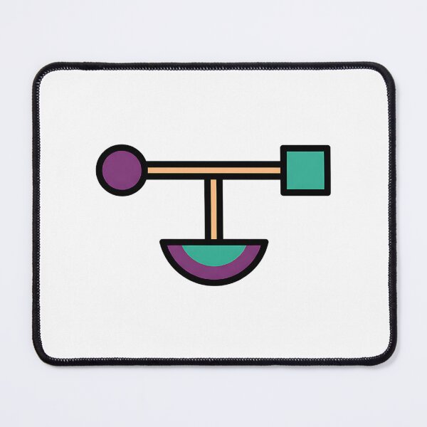 Item preview, Abstract Geometric Balance Minimalist Modern Icon designed and sold by Silent Watch Threads..