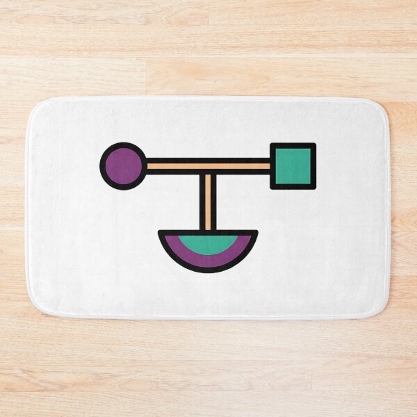 Item preview, Abstract Geometric Balance Minimalist Modern Icon designed and sold by Silent Watch Threads..
