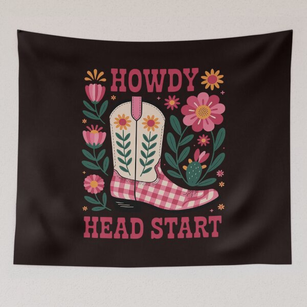 Item preview, Howdy Head Start Western Teacher Early Head Start Cowgirl designed and sold by hettingerchaim.