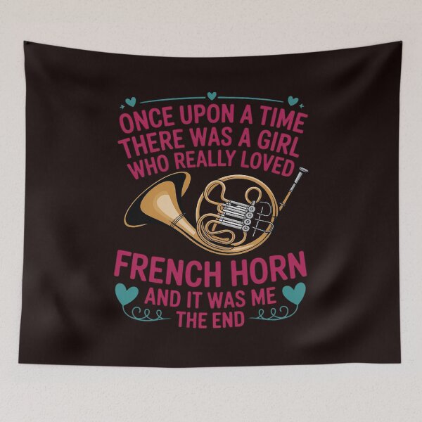 Item preview, There Was A Girl Who Really Loved French Horn Women Girls designed and sold by hettingerchaim.