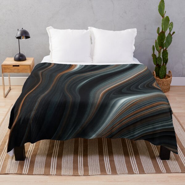 Item preview, Classic Agate Stone Pattern - Teal and Gold designed and sold by Ed & Harmony.