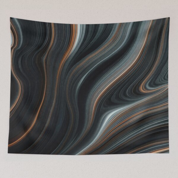 Item preview, Classic Agate Stone Pattern - Teal and Gold designed and sold by Ed & Harmony.