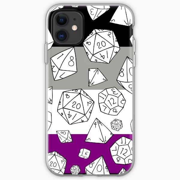 Dice! Dice! Dice! — Asexual Pride! iPhone Soft Case