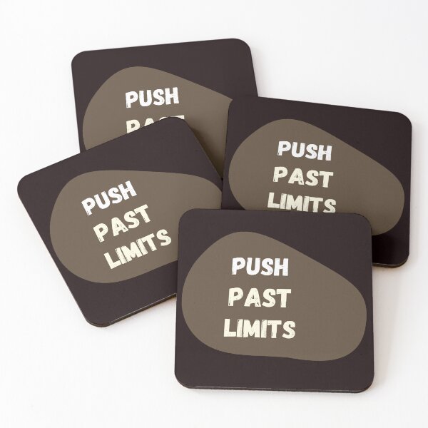 Item preview, push past limits designed and sold by “Popvanta – pop-culture-t-shirt-store .