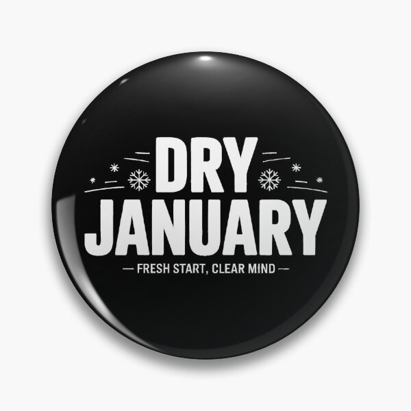 Item preview, Dry January – Fresh Start Lifestyle designed and sold by SoftStyleStudio ⭐⭐⭐.