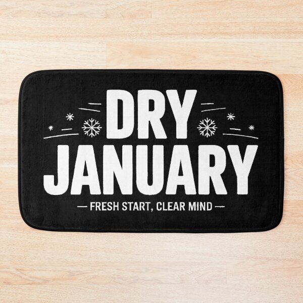 Item preview, Dry January – Fresh Start Lifestyle designed and sold by SoftStyleStudio ⭐⭐⭐.