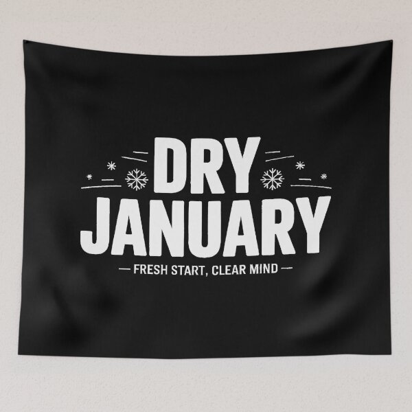 Item preview, Dry January – Fresh Start Lifestyle designed and sold by SoftStyleStudio ⭐⭐⭐.