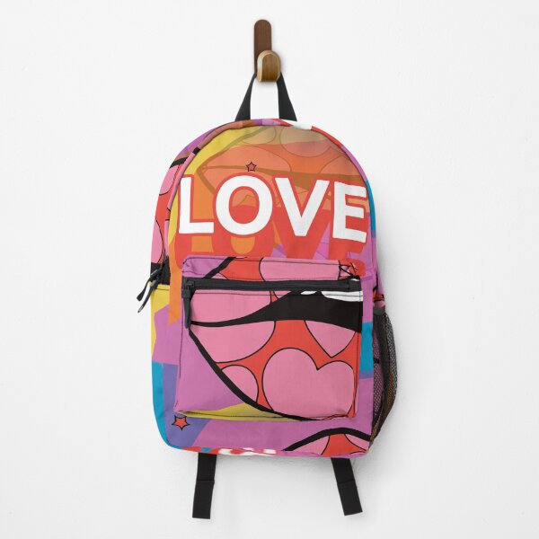Artikelvorschau, Liebesgefühle – Pop-Art-Design mit rosa Herzmuster und Lippen zum Valentinstag entworfen und verkauft von InFrameVision.