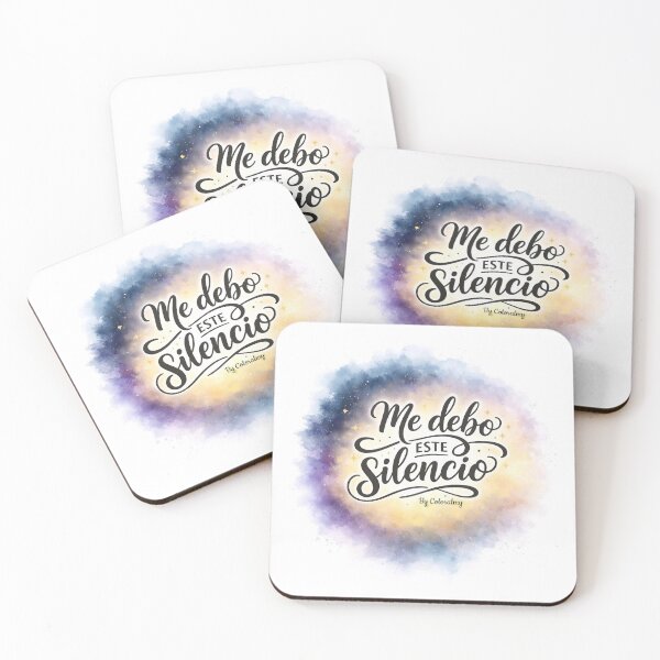 Item preview, I owe myself this silence – Artistic typographic design with an introspective message. By COLORALMY designed and sold by Coloralmy.