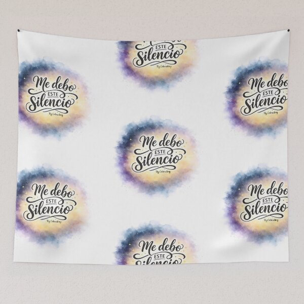 Item preview, I owe myself this silence – Artistic typographic design with an introspective message. By COLORALMY designed and sold by Coloralmy.