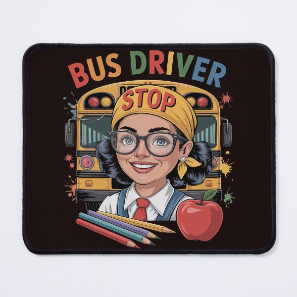 Item preview, School Bus Driver Life Messy Bun Afro Arican Black Women designed and sold by hettingerchaim.