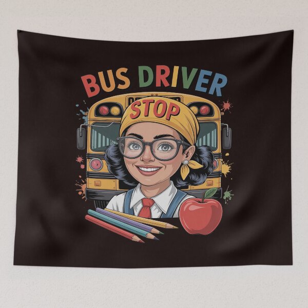 Item preview, School Bus Driver Life Messy Bun Afro Arican Black Women designed and sold by hettingerchaim.