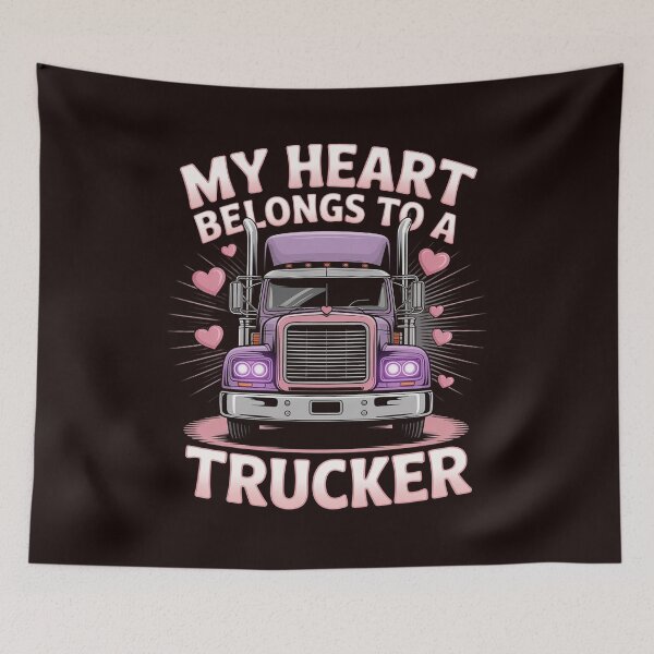 Item preview, Cool Truckers Wife Gift For Women Truck Driver Girl designed and sold by hettingerchaim.