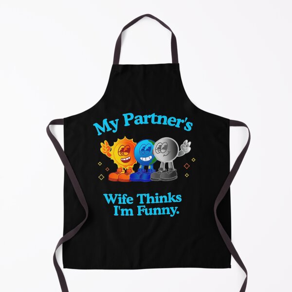 Item preview, My Partner’s Wife Thinks I’m Funny – Polycule Humor Design designed and sold by KrisBee Presents Dot Fun.