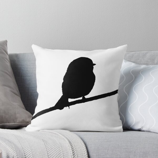 Item preview, Black capped chickadee silhouette designed and sold by KRFNatureGifts.