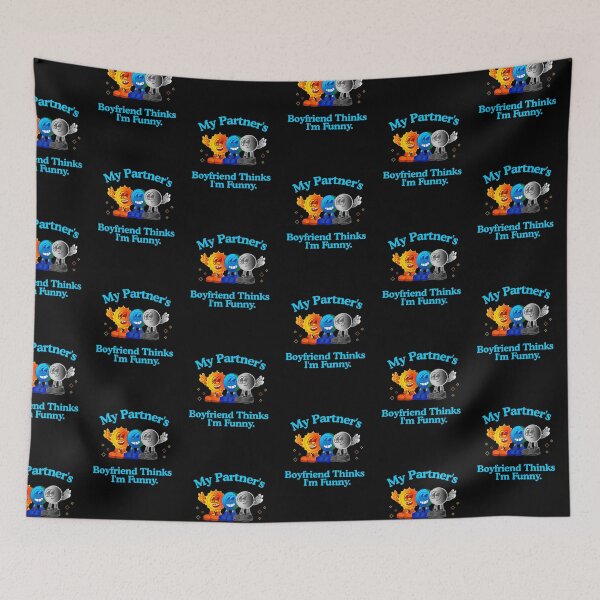 Item preview, My Partner’s Boyfriend Thinks I’m Funny – ENM Humor Tee designed and sold by KrisBee Presents Dot Fun.