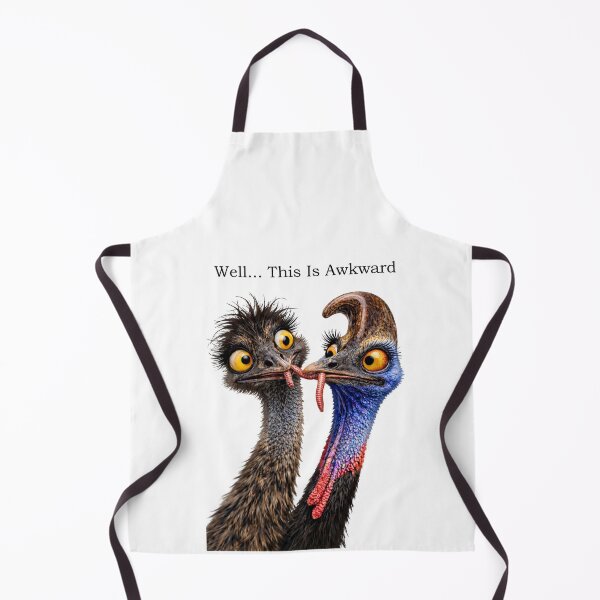 Item preview, Well, This Is Awkward – Cassowary & Emu | Critter Chronicles designed and sold by critterchrons.