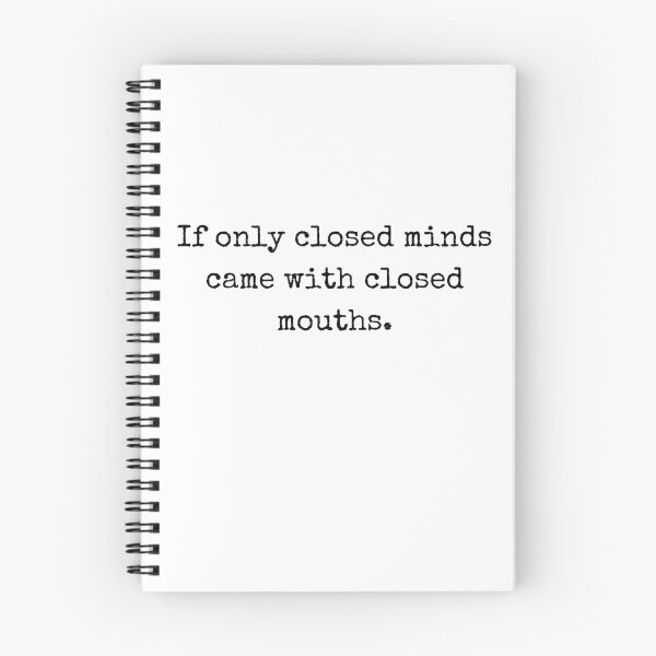 Item preview, Dry humor - If only closed minds came with closed mouths designed and sold by BoldTalk.