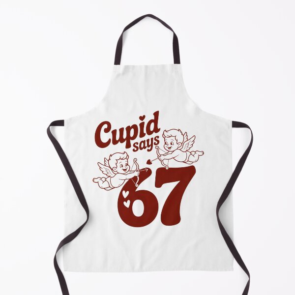 Item preview, Cupid Says 67 – Retro Valentine Angels designed and sold by SoftStyleStudio ⭐⭐⭐.