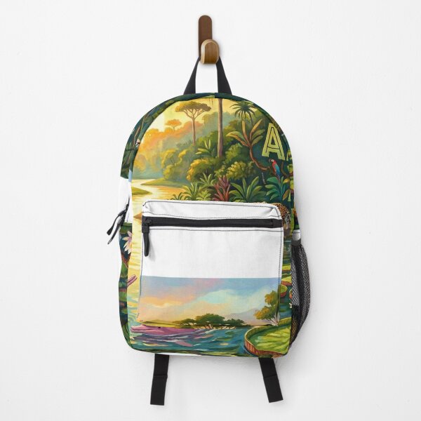 Item preview, Amazon Alive: Thriving Jungle Sunset & Wildlife Art designed and sold by Jonathas0989.
