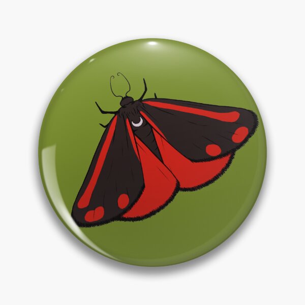 Item preview, Cinnabar Moth ~ Tyria jacobaeae designed and sold by qhostkid.