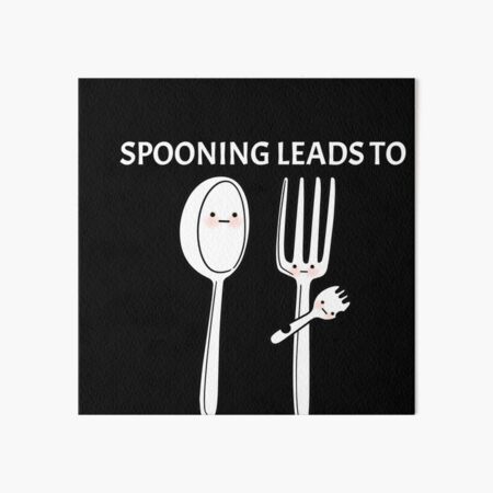 Funny Kitchen Utensil - Spooning Leads to Forking Spoon