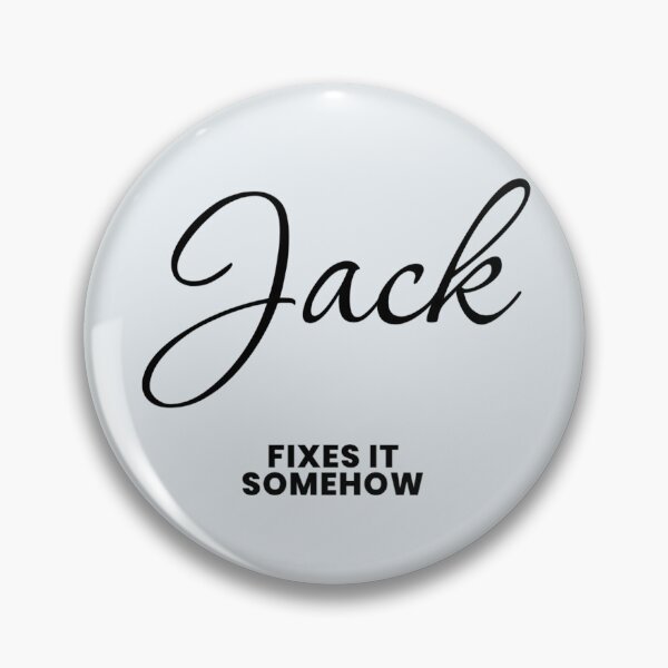 Item preview, Named Into It – ✨JACK✨ Fixes It Somehow designed and sold by WheelieGdArt.