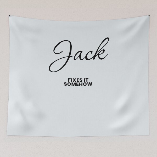 Item preview, Named Into It – ✨JACK✨ Fixes It Somehow designed and sold by WheelieGdArt.