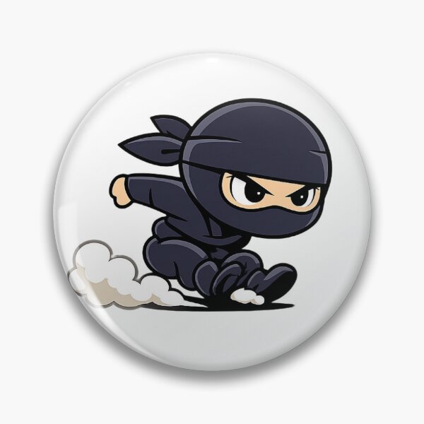 Item preview, Cute Ninja Running Fast designed and sold by KusshiArts.