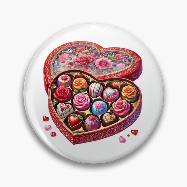 Item preview, Valentine Chocolate Candy Box - Sweet Love Heart Gift Art designed and sold by FuzionRaptor.