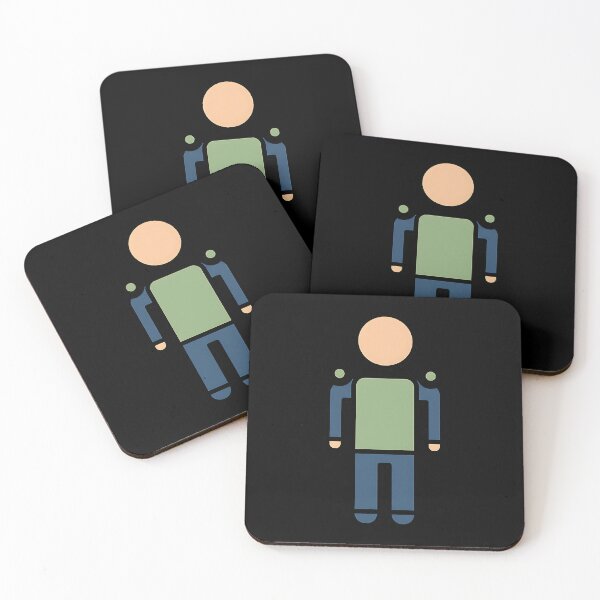 Item preview, Stylized Minimalist Human Figure Icon designed and sold by Silent Watch Threads..