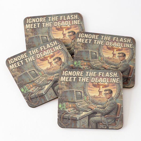 Item preview, Ignore The Flash – Corporate Apocalypse Art designed and sold by SavinMercantile.