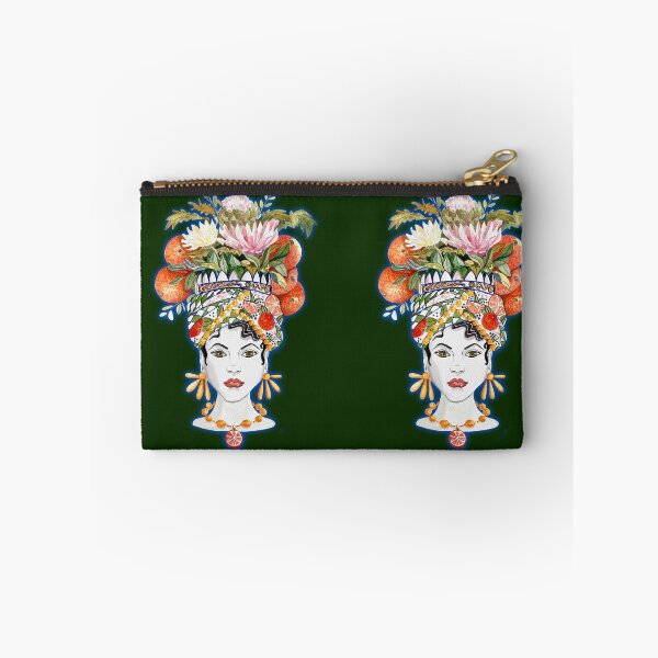Item preview, Female Sicilian Moorish head flower pot designed and sold by Dancesevillanas.