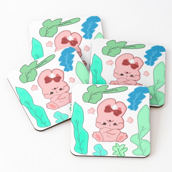 Item preview, Grumpy Kawaii Bunny designed and sold by RenaraArt.