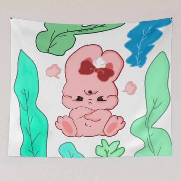 Item preview, Grumpy Kawaii Bunny designed and sold by RenaraArt.