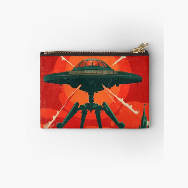 Item preview, War of the Worlds - Retro Sci-Fi Tripod Invasion Poster Art designed and sold by Juuskus.