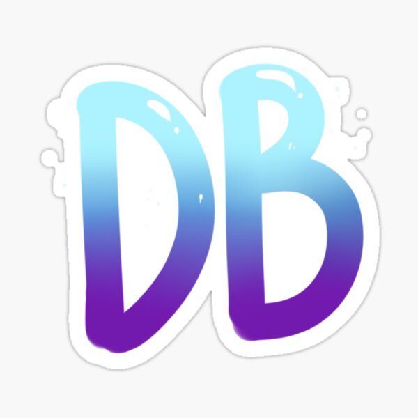 Dynamic Bliss Initials Merch Sticker