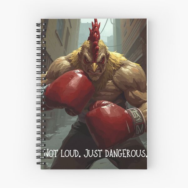 Item preview, Not Loud. Just Dangerous. – Hardcore Fighting Chicken Art designed and sold by george335555.