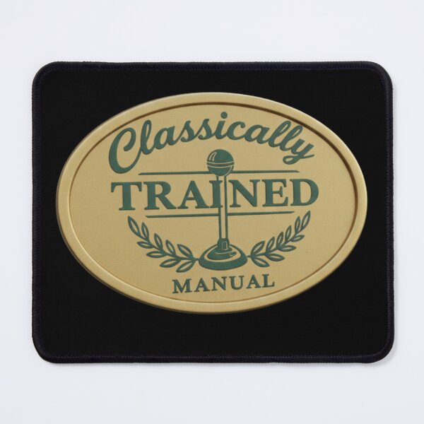 Item preview, Classically Trained Manual Stick Shift Vintage Badge Car Enthusiast Design designed and sold by axiksa10.