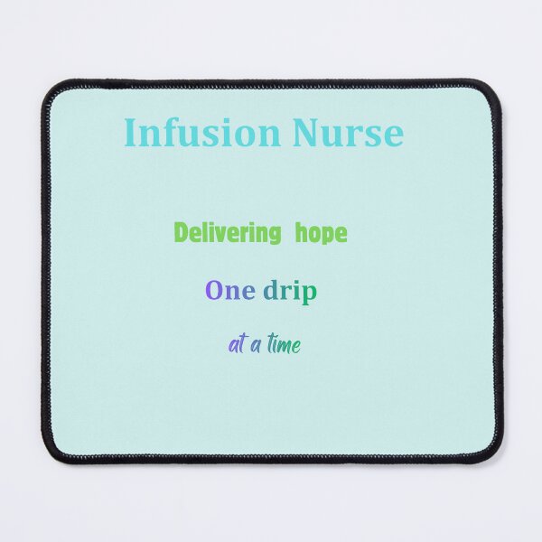 Item preview, Infusion Nurse Quote – Delivering Hope One Drip at a Time (with multi-color font) designed and sold by LynnLLewis.