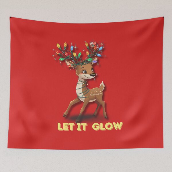 Item preview, Let It Snow little dear Christmas t-shirt designed and sold by FatsaStampa.