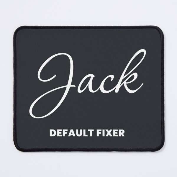 Item preview, Named Into It – ✨JACK✨ Default Fixer designed and sold by WheelieGdArt.