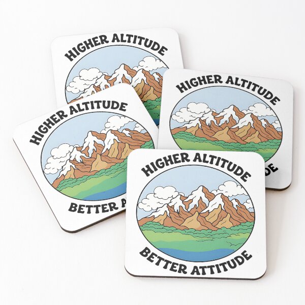 Item preview, HIGHER ALTITUDE BETTER ATTITUDE designed and sold by artbycynthias.
