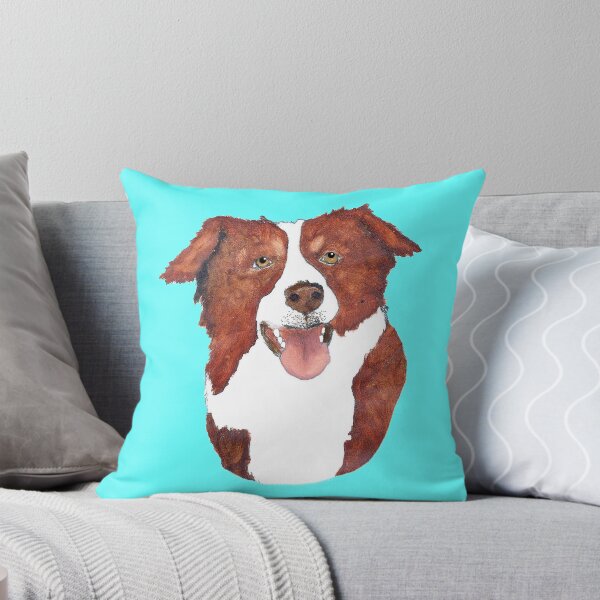 Item preview, Red Border Collie Portrait designed and sold by Barbara Applegate.