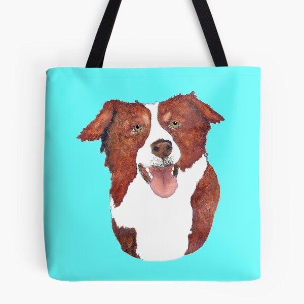 Item preview, Red Border Collie Portrait designed and sold by Barbara Applegate.