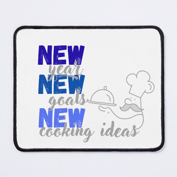 Item preview, New Year, New Goals, New Cooking Ideas designed and sold by LadyInEverGreen.