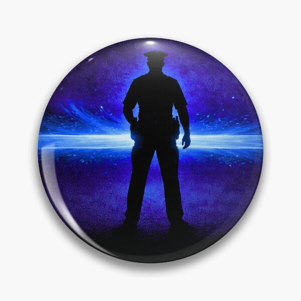 Item preview, SVT First Responder Series – Blue Line Guardian Silhouette Art designed and sold by SEVERTREND APPAREL .