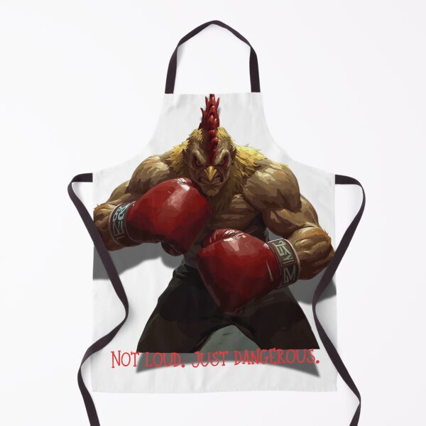 Item preview, Not Loud. Just Dangerous. – Hardcore Boxing Rooster Art designed and sold by george335555.