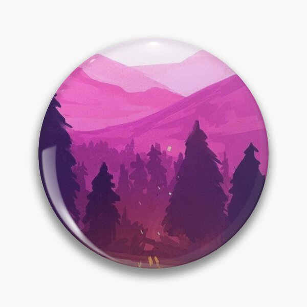 Item preview, Campfire Glow in a Pink Mountain Forest designed and sold by Elenor's.