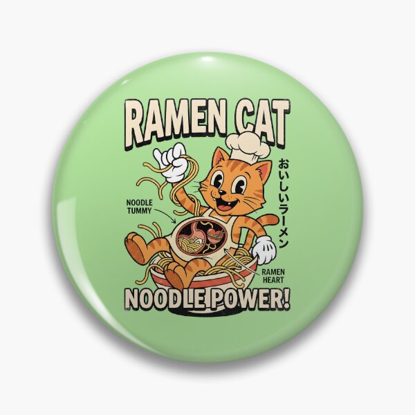Artikelvorschau, Nudel-Biologie: Lustige Ramen-Katzen-Anatomie entworfen und verkauft von AwesomeBeyondLimits.